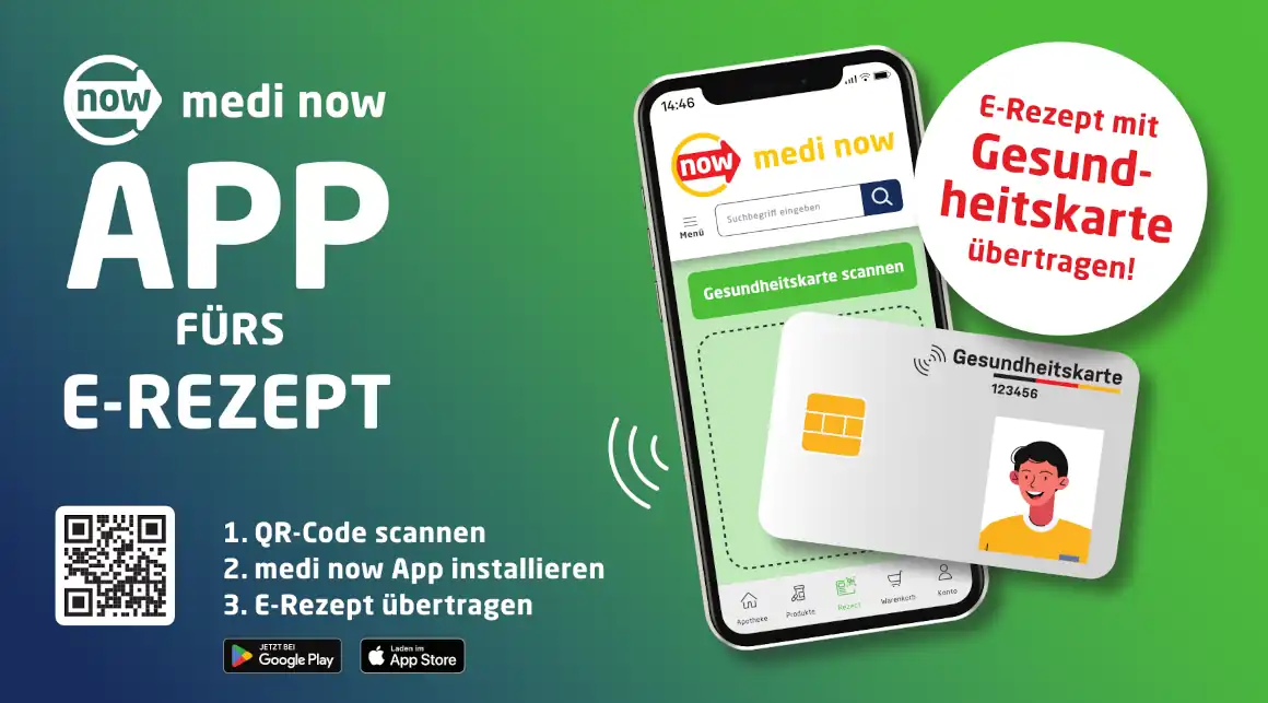 medi now APP fürs E-Rezept